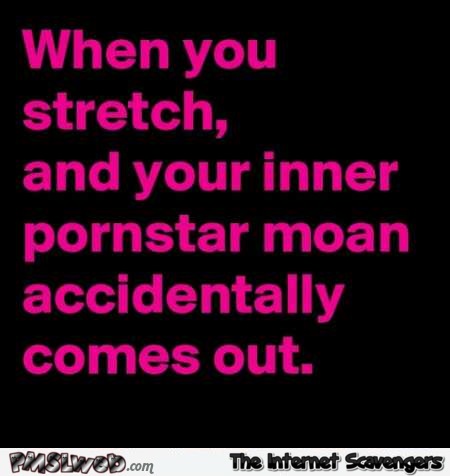 Funny Porn Quotes - Your inner porn star moan funny quote | PMSLweb