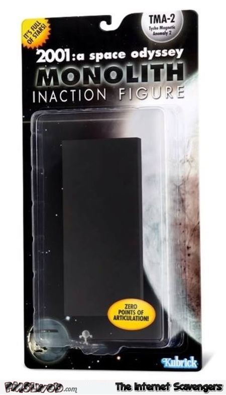Funny 2001 monolith action figure - Amusing picture collection @PMSLweb.com
