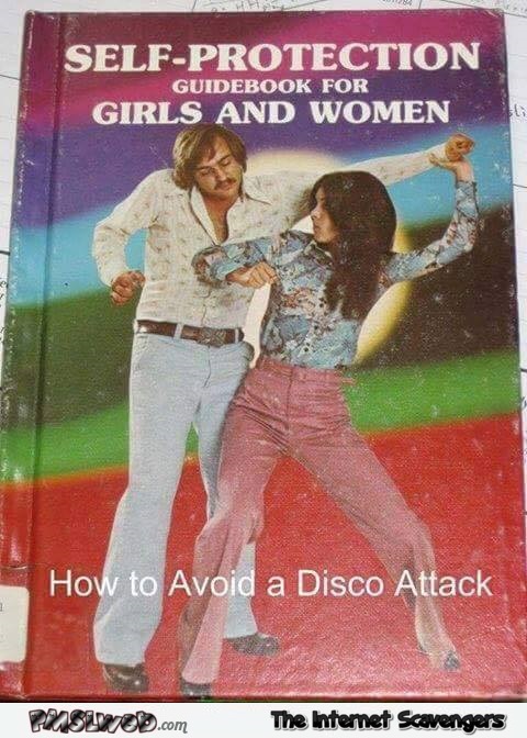How to avoid a disco attack funny book cover @PMSLweb.com