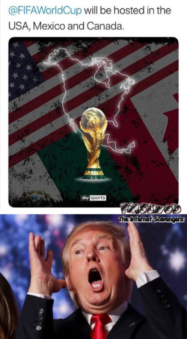 USA, Mexico & Canada to host 2026 World cup funny meme